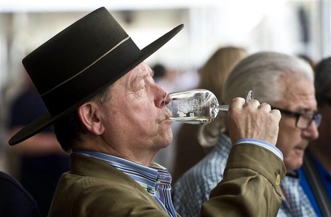 Un hombre bebe una copa de vino. EFE/ Archivo.Rafa Alcaide