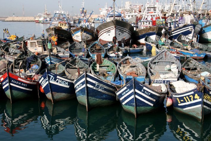 Barcas en el puerto de Agadir. EFEAGRO/Marta Miera