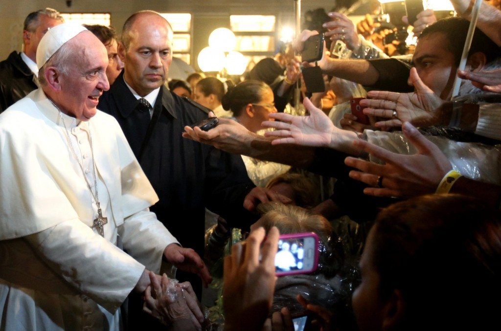 El Papa Francisco en Brasil. Foto: EFE.