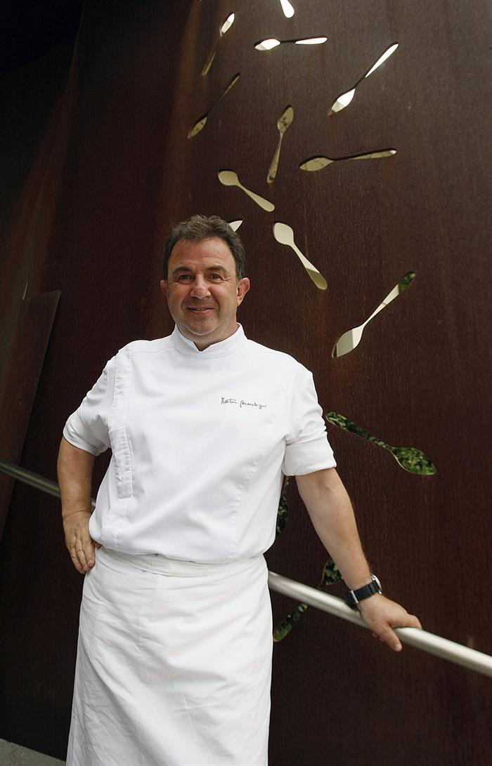 El cocinero de siete estrellas Michelin, Martín Berasategui. Foto: Borja Estrada