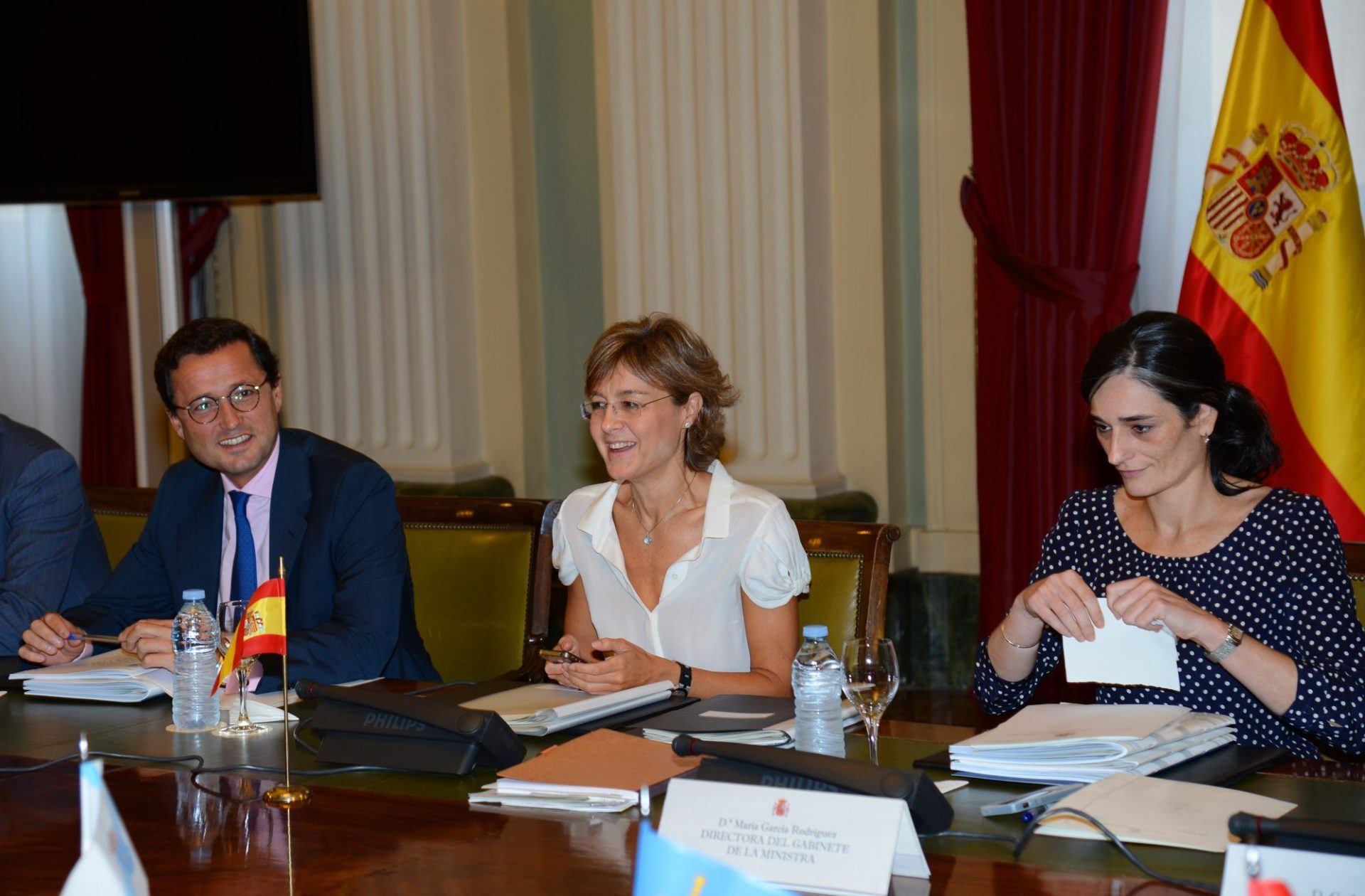 La ministra de Agricultura, Isabel García Tejerina, en la Conferencia Sectorial de Pesca. Foto:Magrama