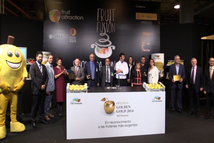 Entrega de los premios Golden Gold en la feria Fruit Attraction. EFEAGRO