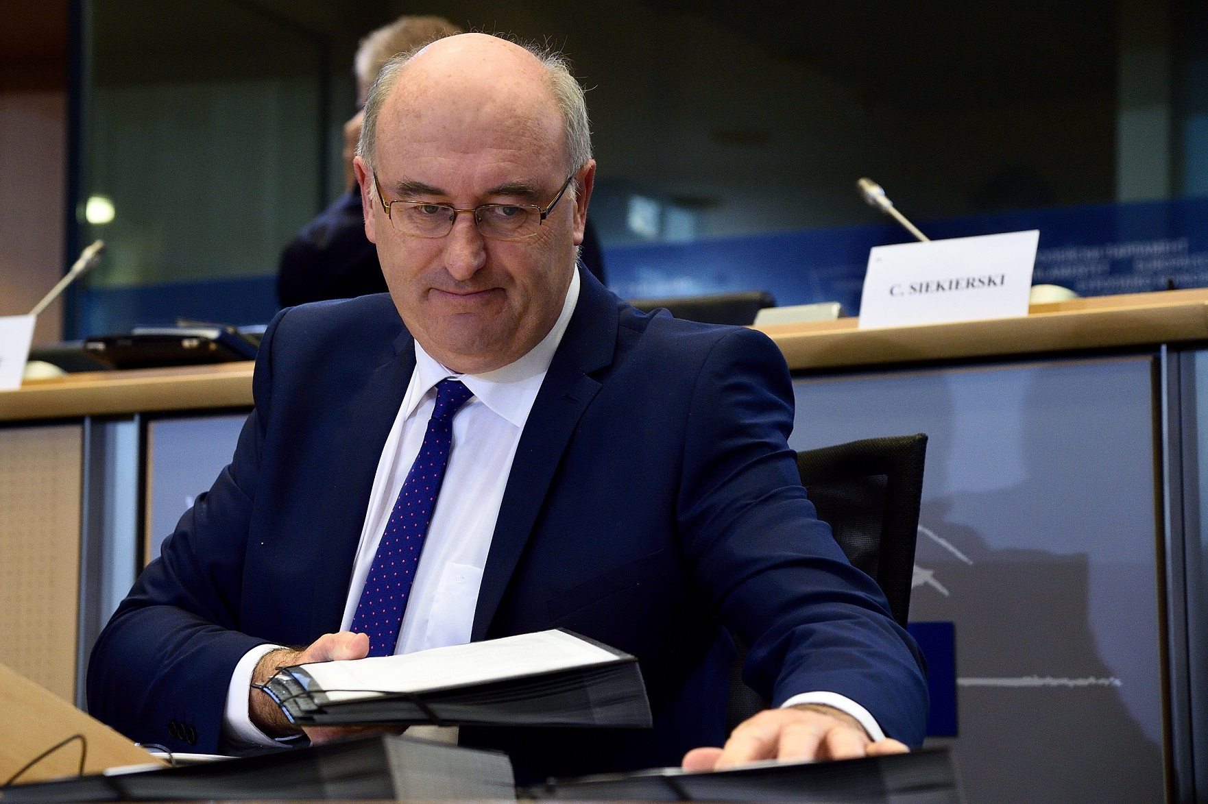El eurocomisario Phil Hogan. Foto: EFE