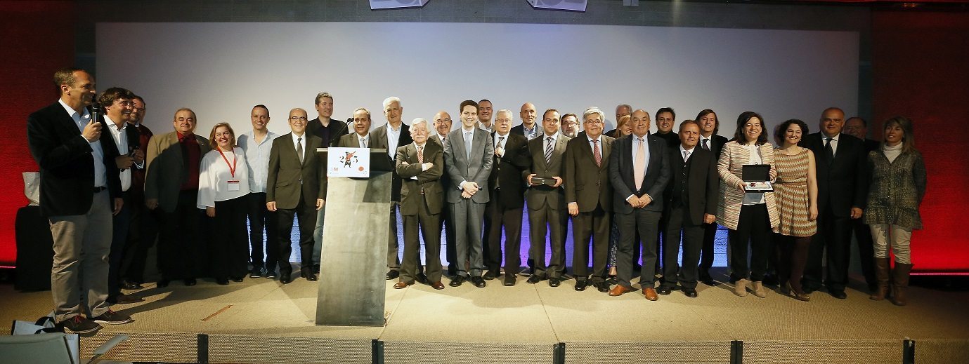Imagen durante la entrega de premios en su 25 aniversario. Foto: Vinos de Madrid