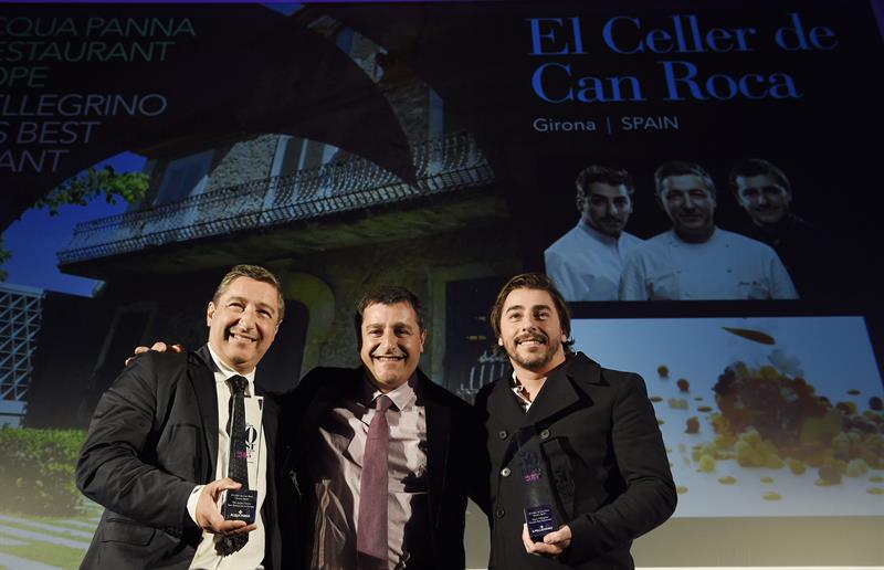 El Celler de Can Roca triunfa en los "50 Best". EFEAGRO/ FACUNDO ARRIZABALAGA.