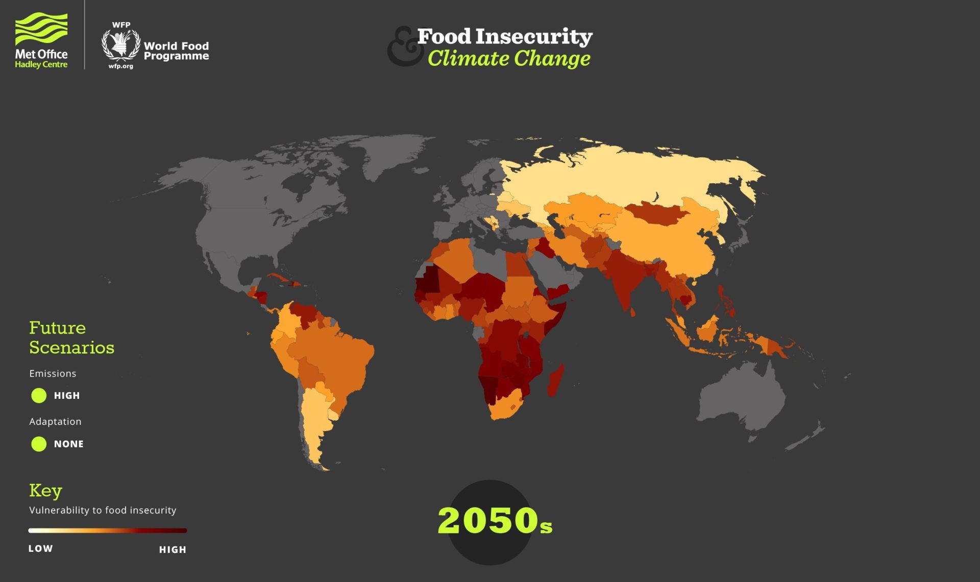 Archivo. Mapa hambre-cambio climático