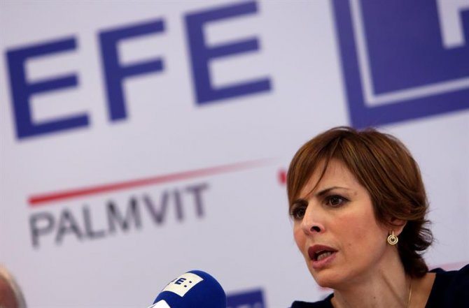 La directora general de la compañía de ingeniería química Palmvit, Consuelo Ferrero. Foto: EFE.