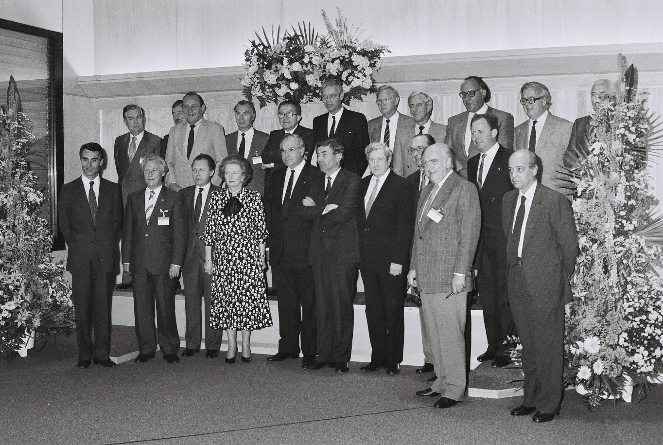 Consejo Europeo de La Haya de junio 1986, en el que está el ministro español Francisco Fernandez Ordóñez. Foto: EBS