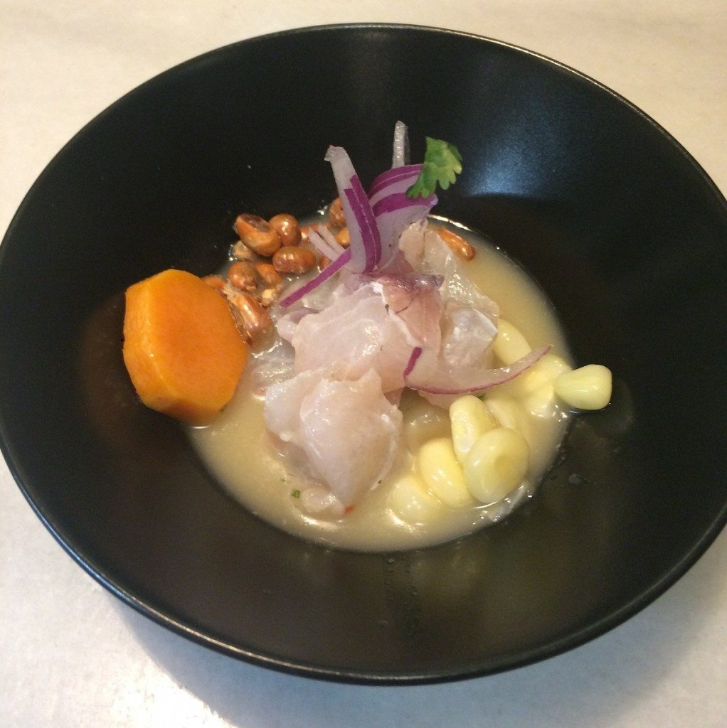 Ceviche, plato típico peruano. Foto: Cedida por el Mercado de San Ildefonso.