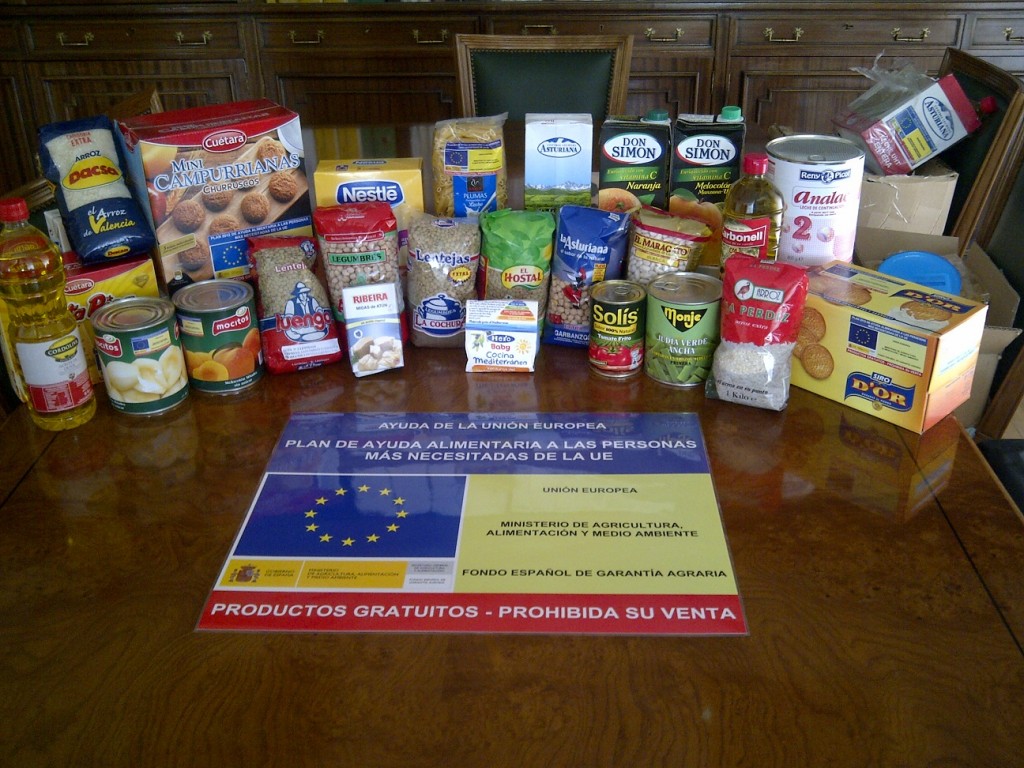 La UE tiene un programa de ayuda alimentaria a los más desfavorecidos. Efeagro/Mapama
