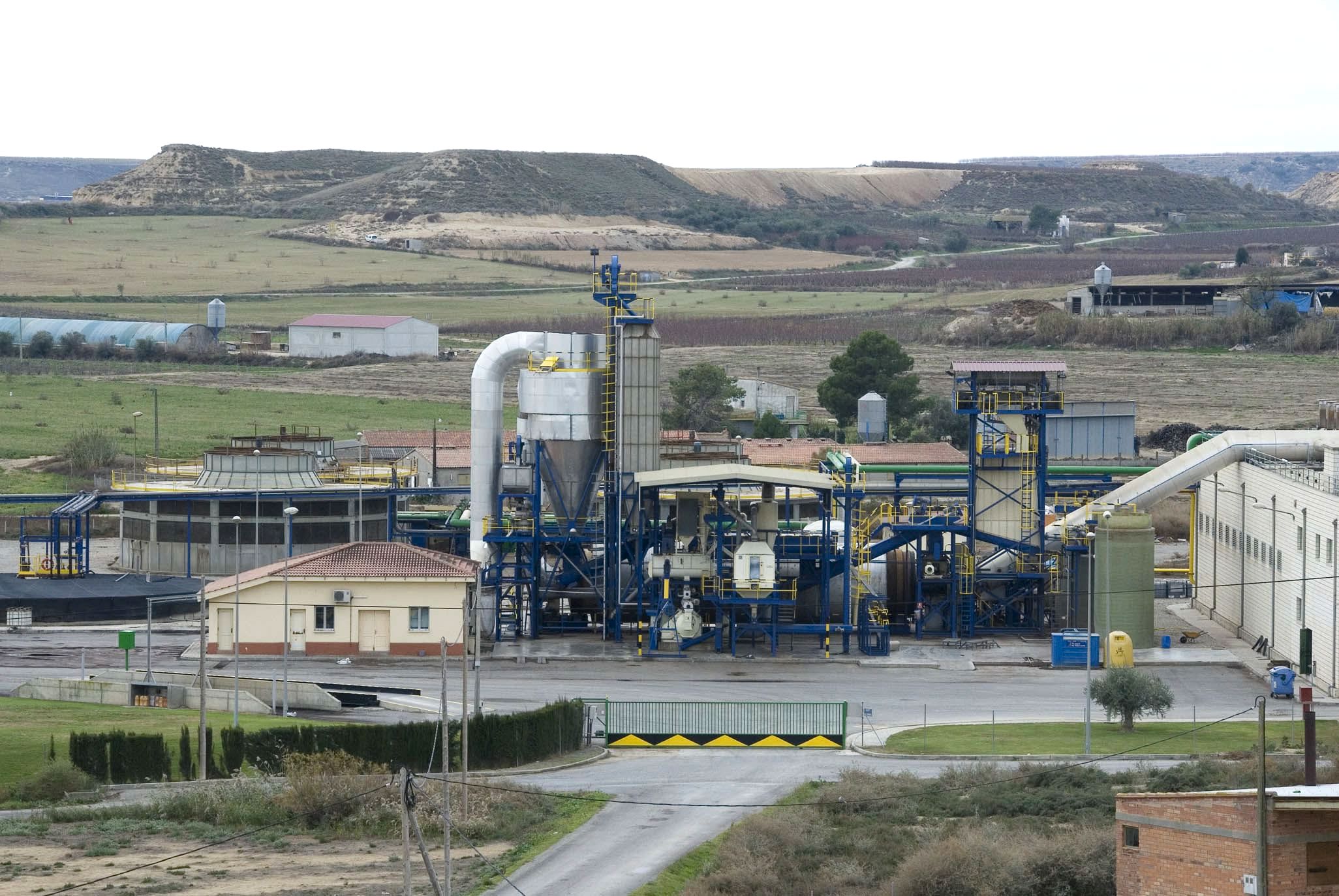 Una planta de tratamiento de purines en Cataluña. EFE/Laurent Dominique