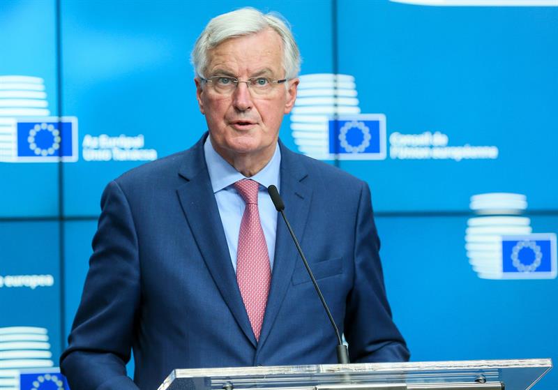 El negociador jefe de la Unión Europea para el Brexit, Michel Barnier. Efeagro/Stephanie Lecocq