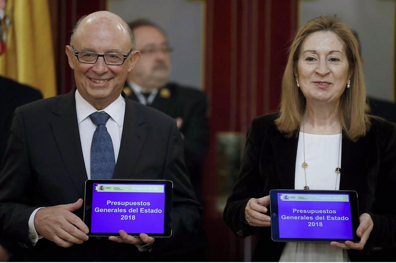 El Gobierno presentó hoy el proyecto de presupuestos. Foto: EFE/Chema Moya