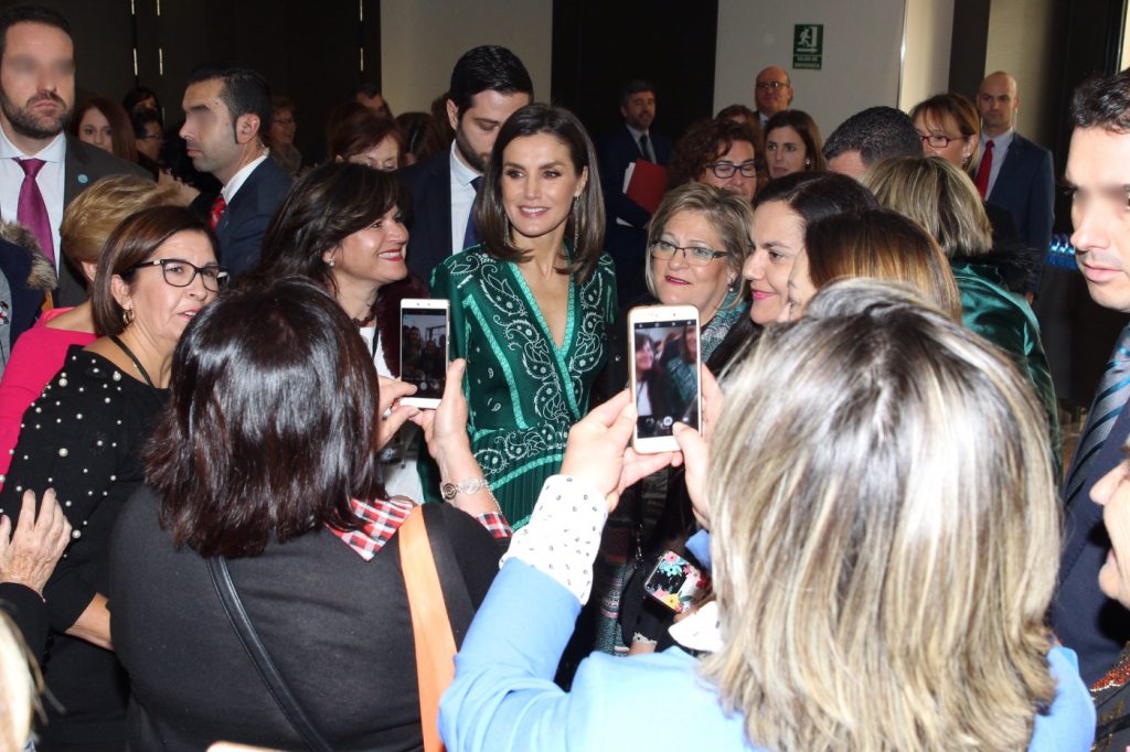 La reina Letizia en el II Congreso la Voz de la Mujer Rural en el Mundo. Foto: Casa Real