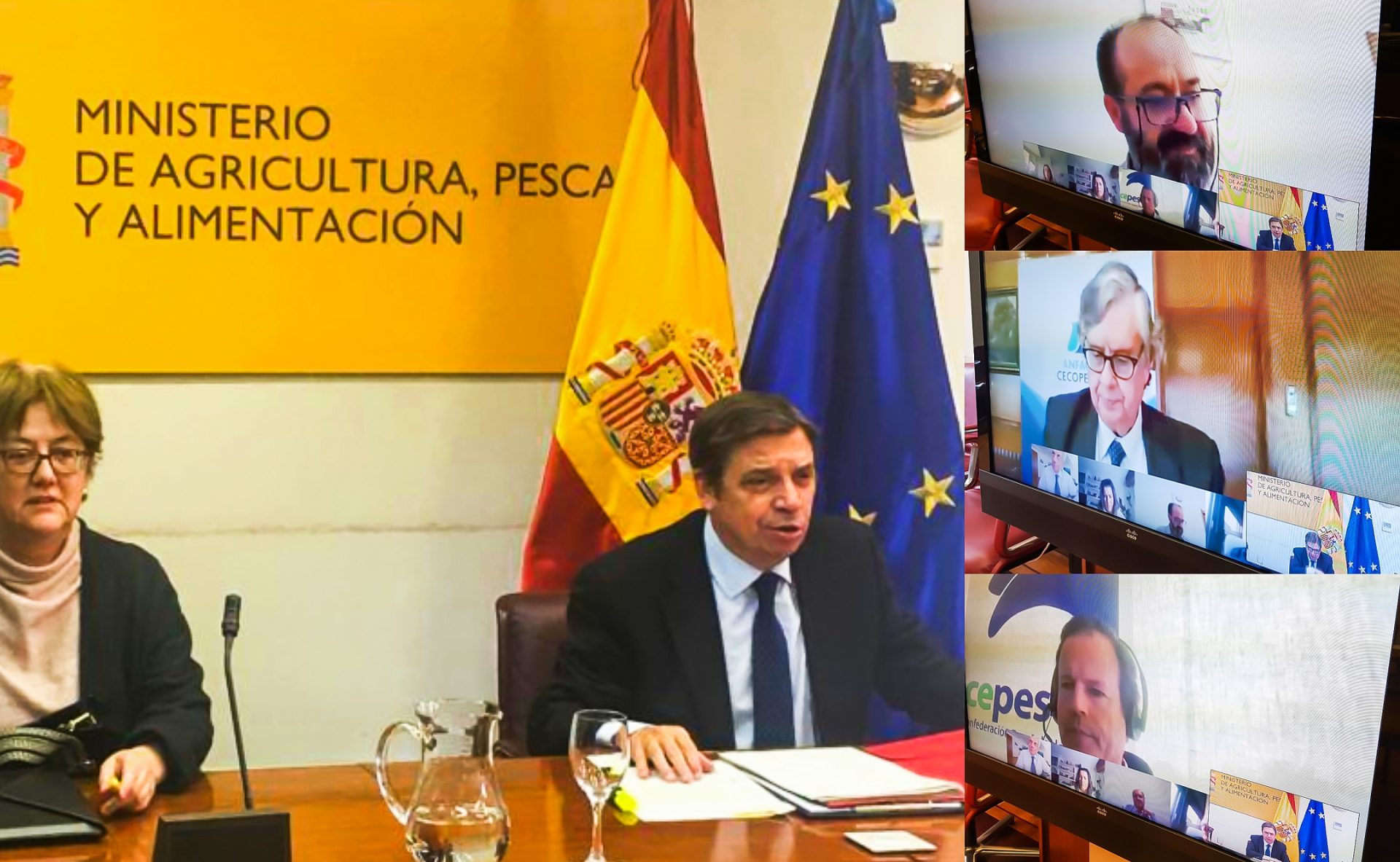 Reunión del ministro de Agricultura, Pesca y Alimentación, Luis Planas, con el sector pesquero. EFEAGRO/MAPA