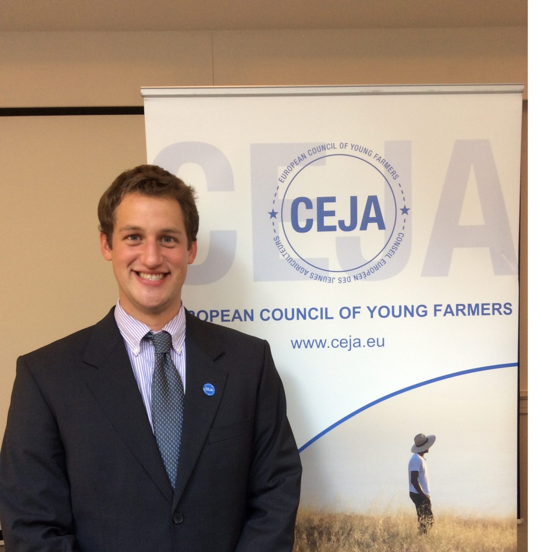 El presidente de Consejo Europeo de Jóvenes Agricultores (CEJA), Jannes Maes. Efeagro/CEJA