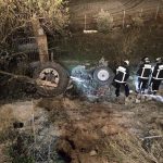Accidente con tractor. Efeagro/Comunidad de Madrid