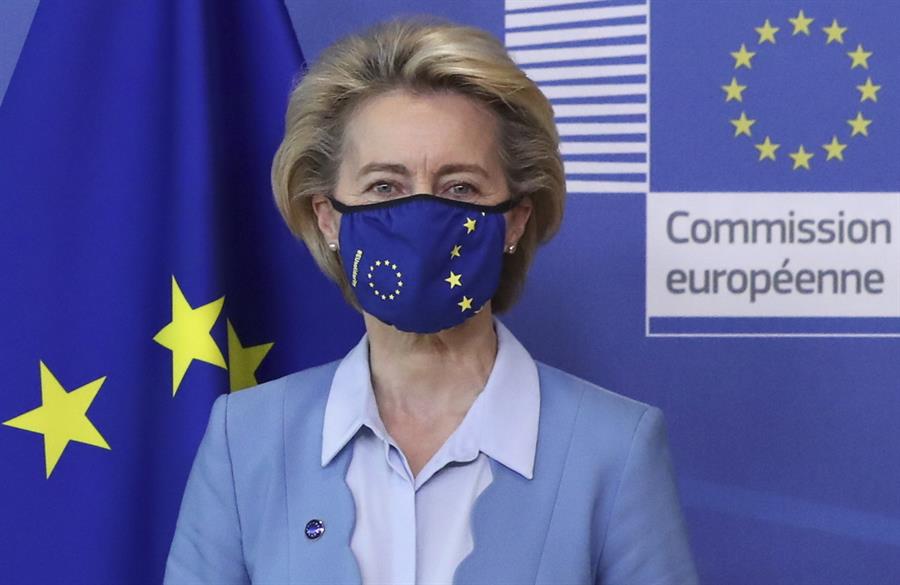 La presidenta de la Comisión Europea (CE), Ursula Von Der Leyen. Efeagro/Yves Herman