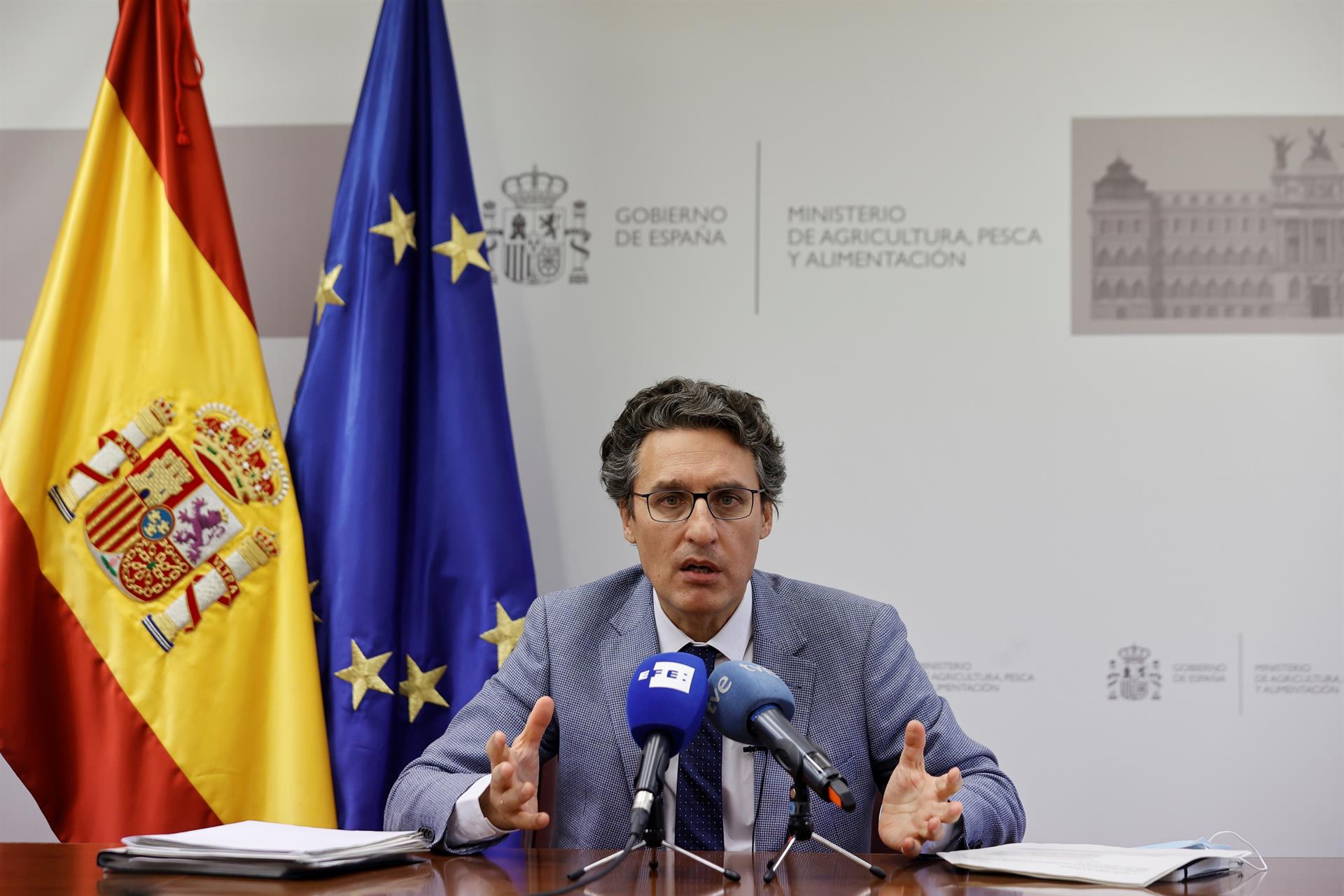 El secretario general de Agricultura y Alimentación, Fernando Miranda. Efeagro/Emilio Naranjo