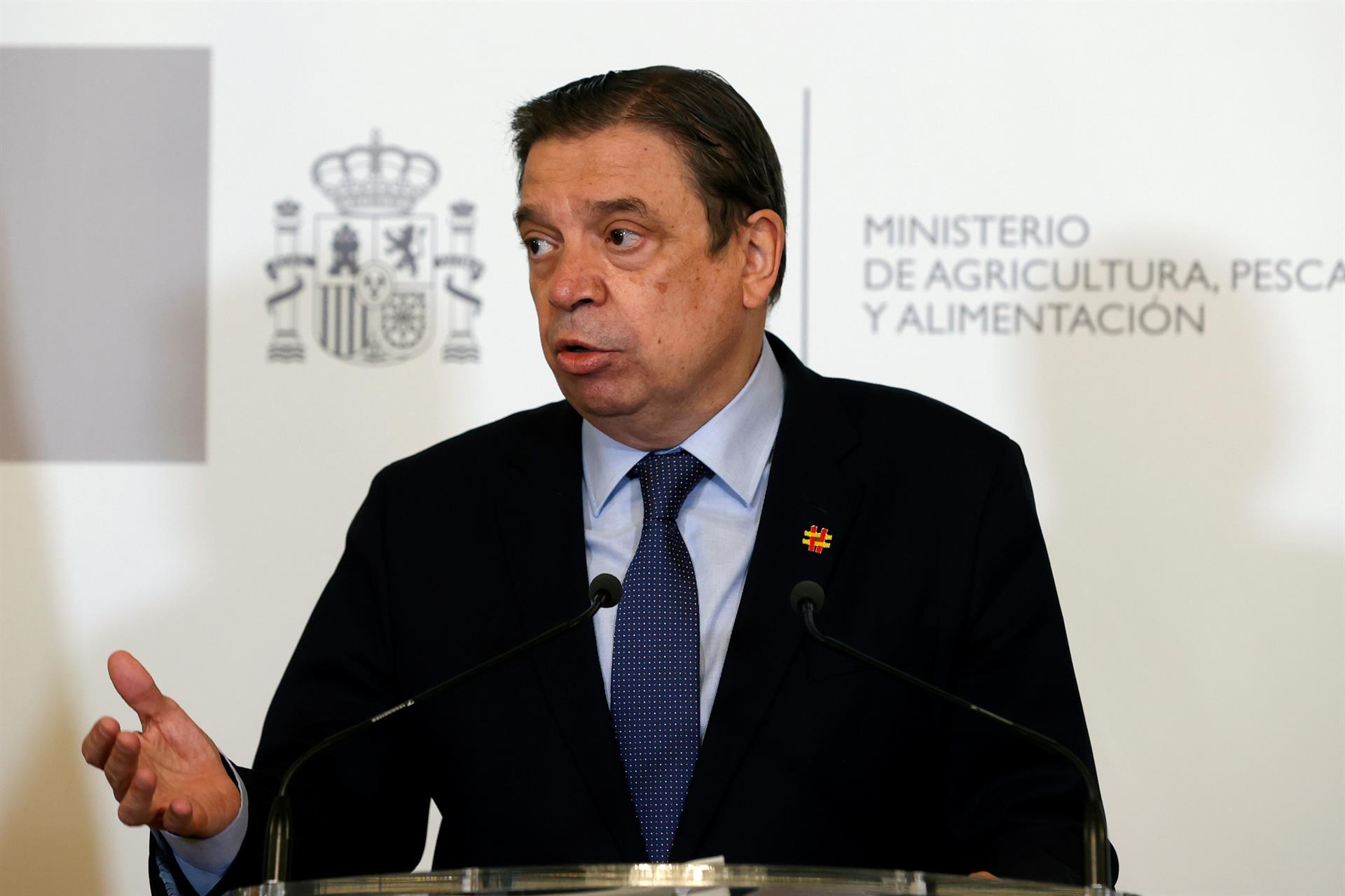 El ministro de Agricultura, Pesca y Alimentación, Luis Planas. Efeagro/J.J. Guillén