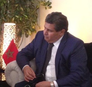 El ministro de Agricultura, Miguel Arias Cañete, y su homólogo marroquí Aziz Akhannouch. Foto:Magrama