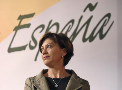 La ex ministra socialista de Agriclutura, Elena Espinosa, en una foto de archivo. Foto: EFE