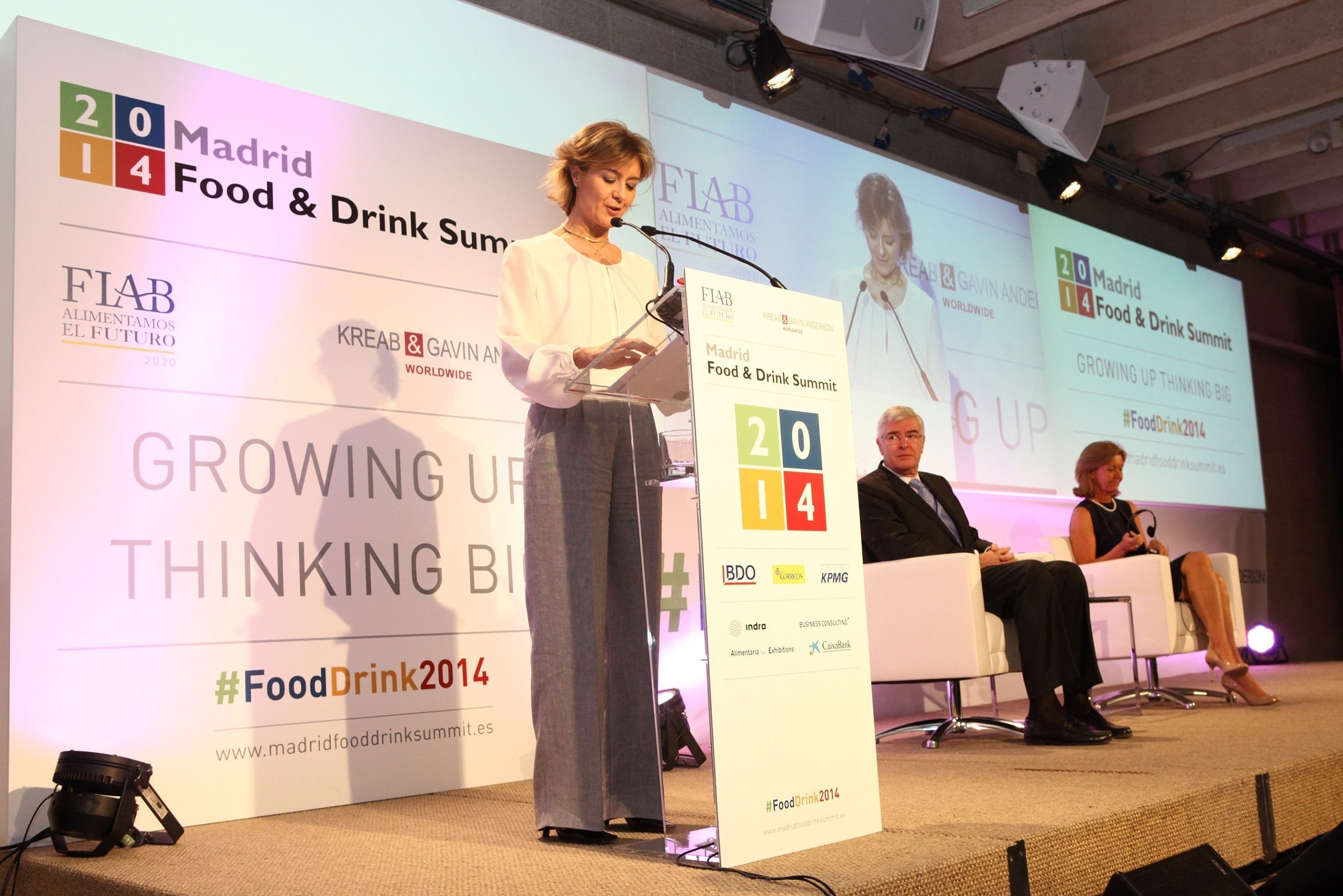 García Tejerina en el Food & Drinks Summit. Foto: Magrama.