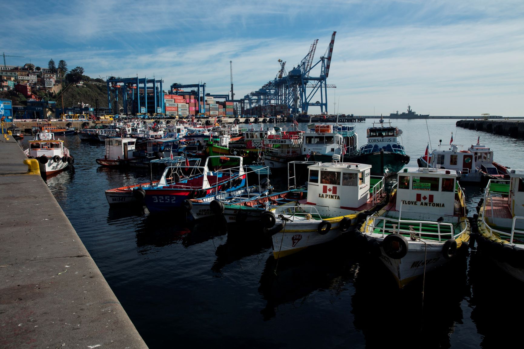 Puerto pesquero de Valparaiso (Chile). Efeagro/Alberto Valdés