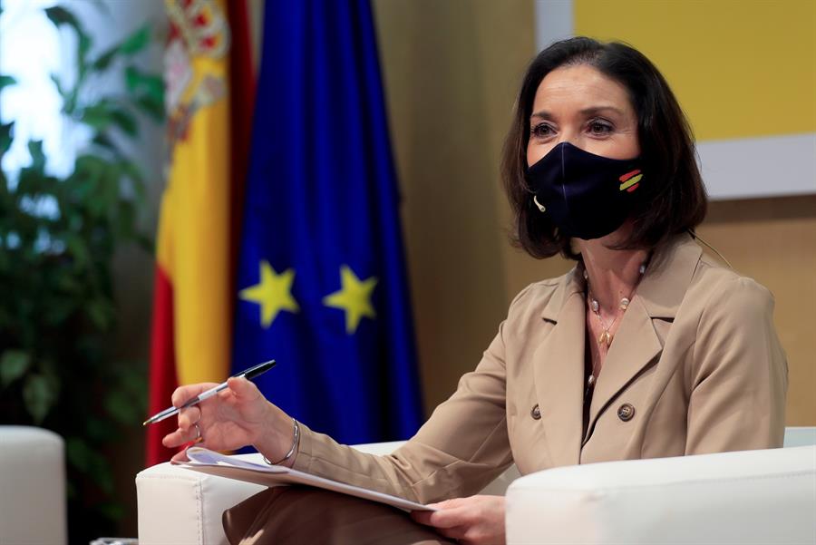 La ministra de Industria, Turismo y Comercio, Reyes Maroto. Efeagro/Fernando Alvarado