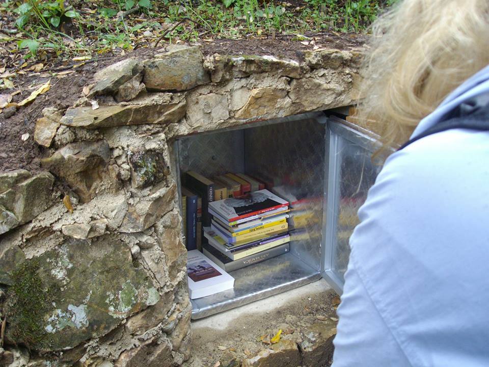 "El bosque de las letras". Foto. Cedida por ayuntamiento de Santa Ana la Rea