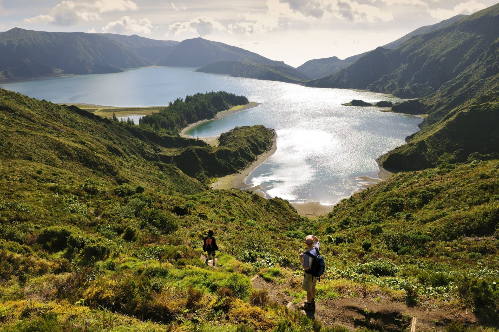 La Lagoa do Fogo, en San Miguel, es uno de los mayores lagos de las Azores. Efetur/Turismo de Azores.