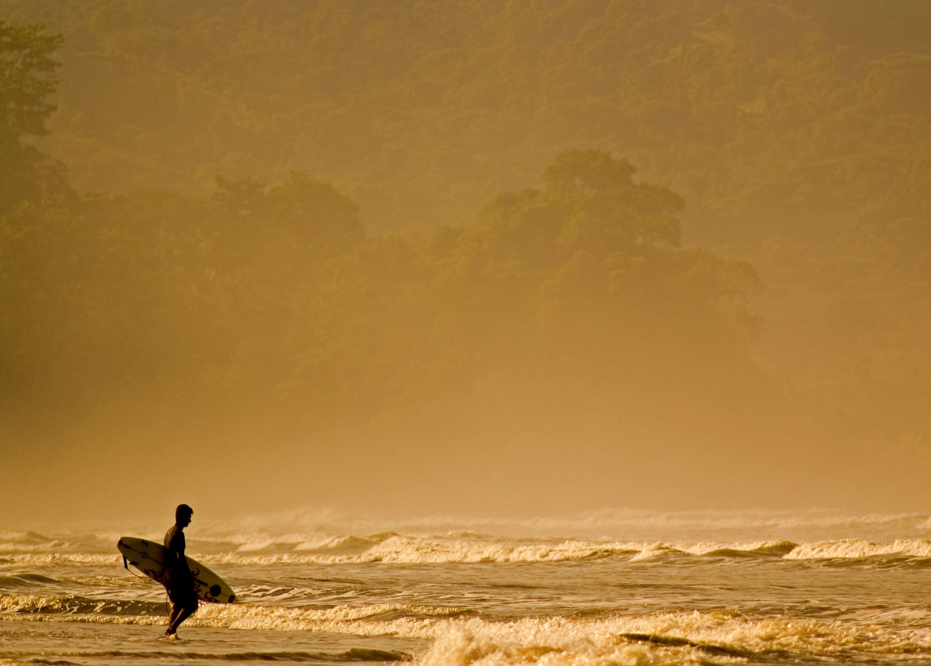 La playa de Nosara, en el oeste de la Península de Nicoya. Foto: Efe/Instituto Costarricense de Turismo.