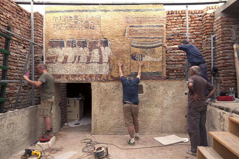 La réplica de la tumba de Tutankamon