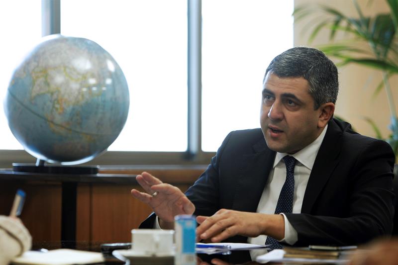 El secretario general de la Organización Mundial del Turismo (OMT), Zurab Pololikashvili. Efetur/Fran del Olmo