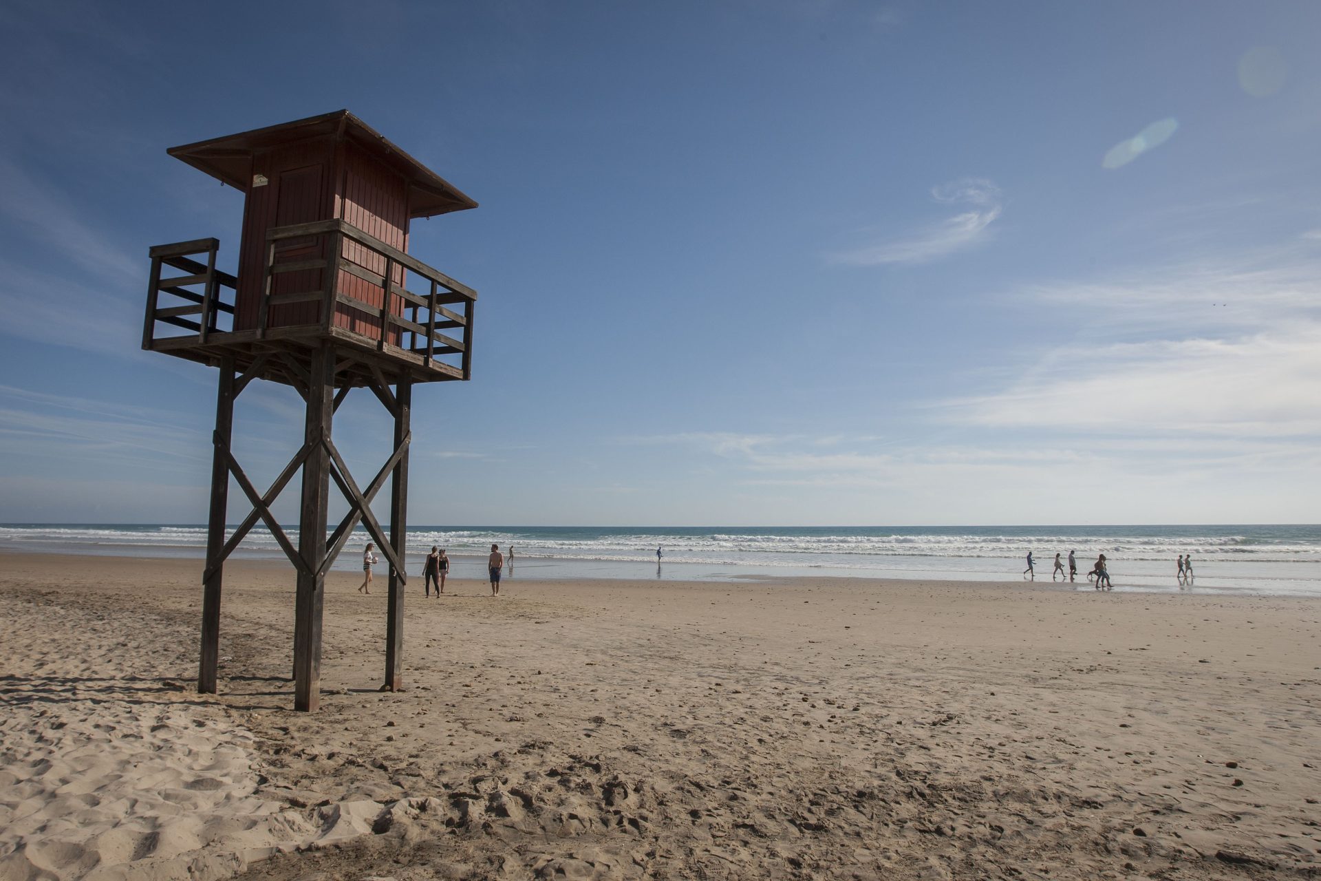 Playa de La Fontanilla de Conil de la Frontera (Cádiz), una de las playas con bandera azul. Foto: EFE/Román Ríos