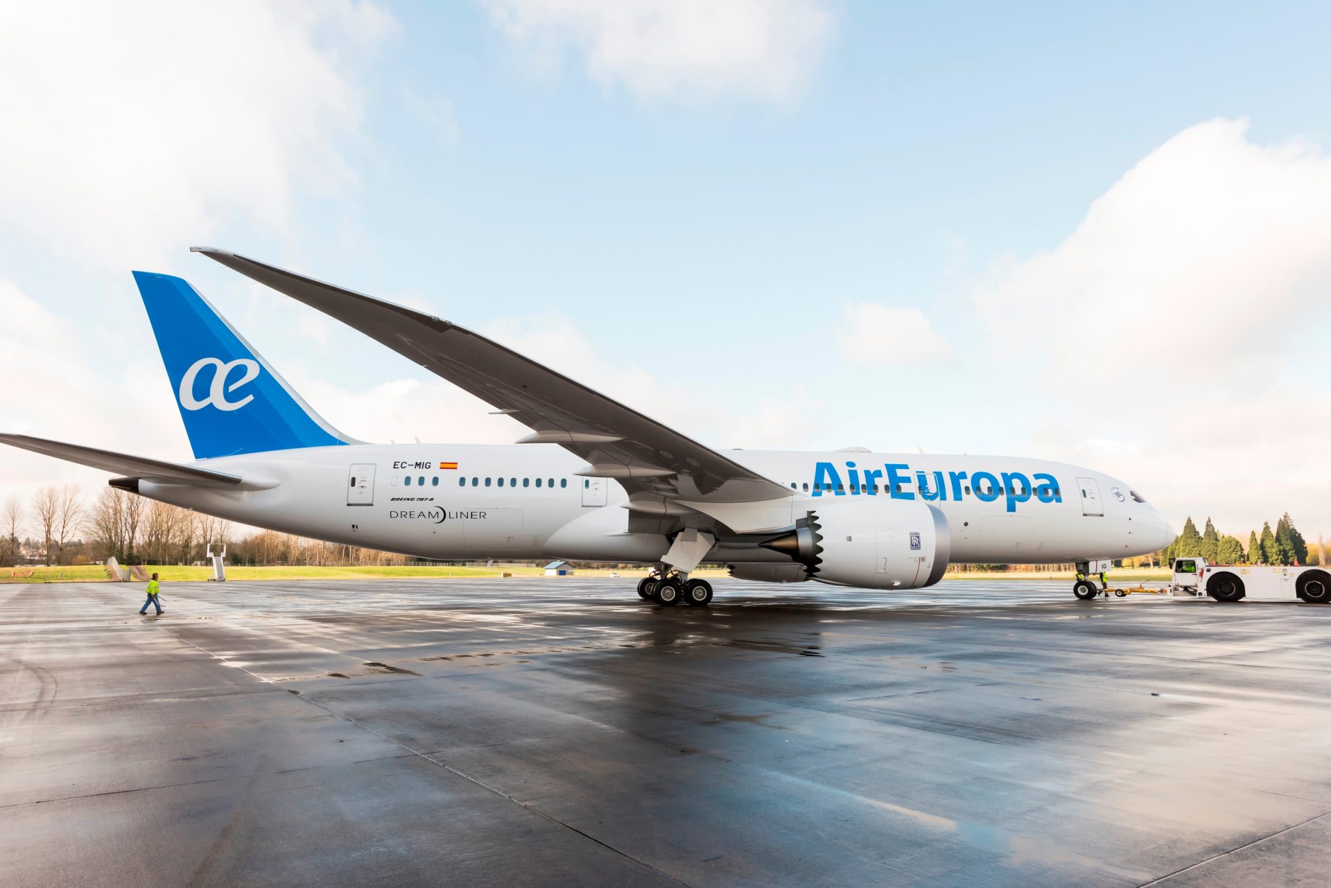 Dreamliner de Air Europa. Foto: EFETUR/Cedida por Air Europa