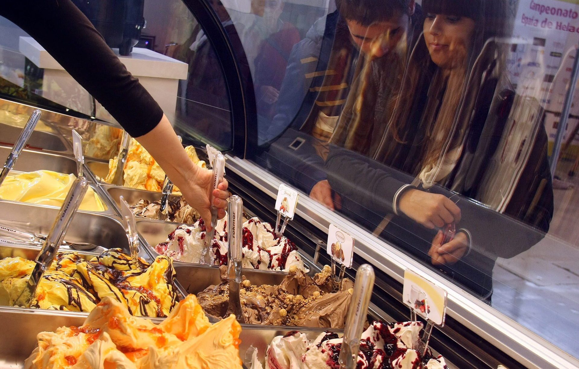 Un mostrador de helados. Efeagro/Morell