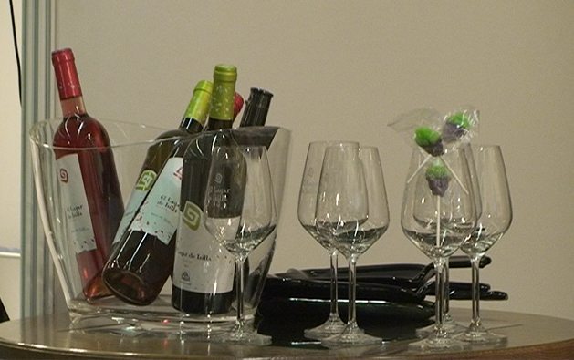 Vinos en una feria agroalimentaria. Foto: Monica Faro