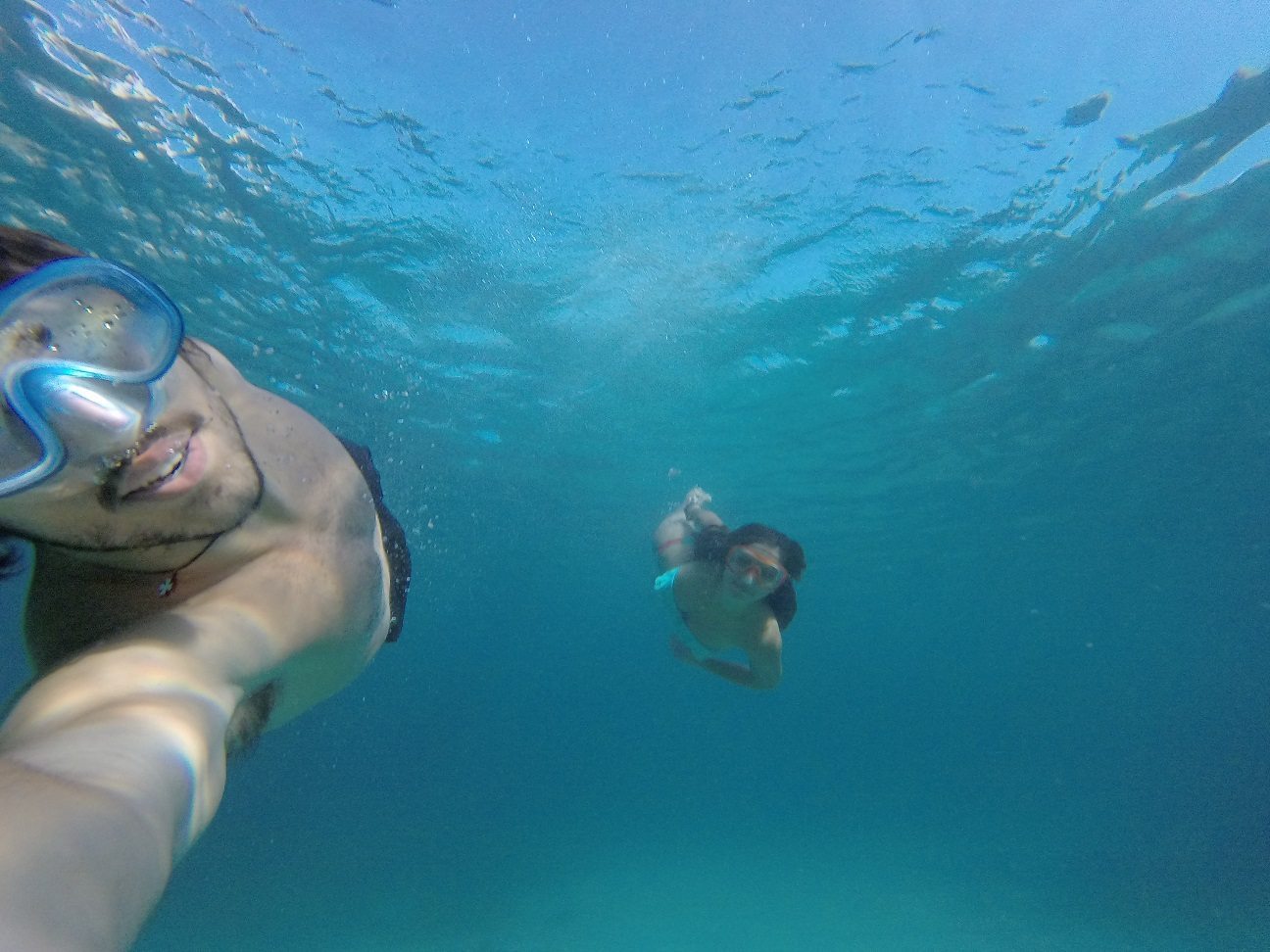 Jorge Roset buceando. Imagen cedida por el autor.