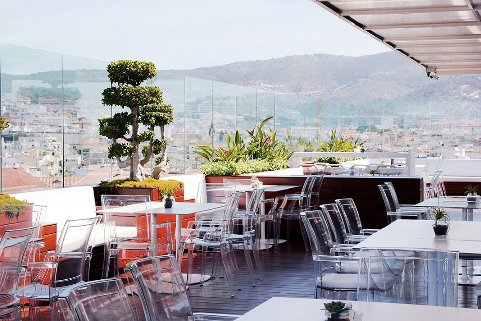 Terraza del Hotel MiM Sitges, Barcelona. Foto: Cedida por Hotel MiM Sitges