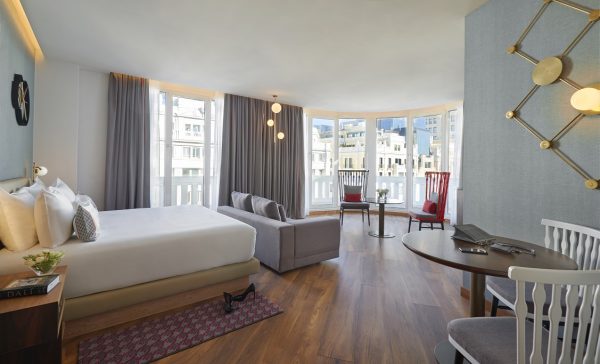 Suite del Hyatt Centric Gran Via Madrid. Foto: Cedida por el hotel