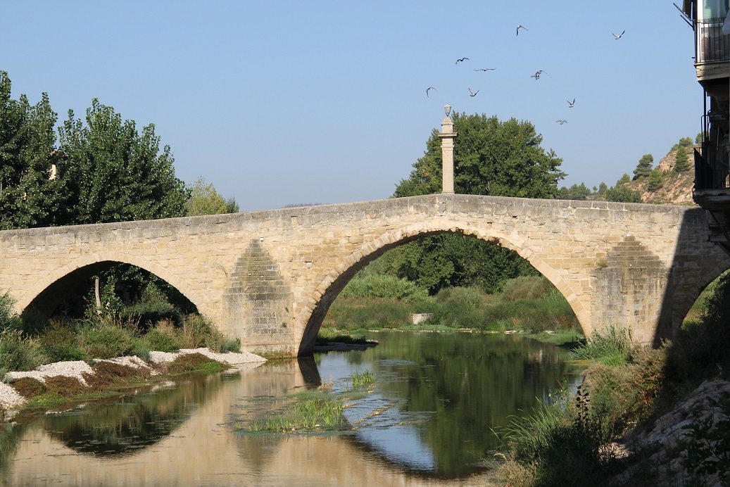 Puente sobre el río Matarraña en Valderrobres. Foto: lrs.