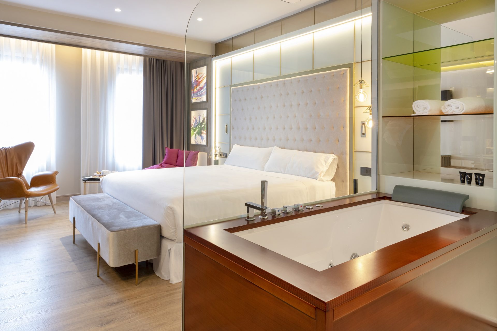 Una de las habitaciones del hotel Barceló Ourense. Foto: Cedida por Barceló Hotel Group