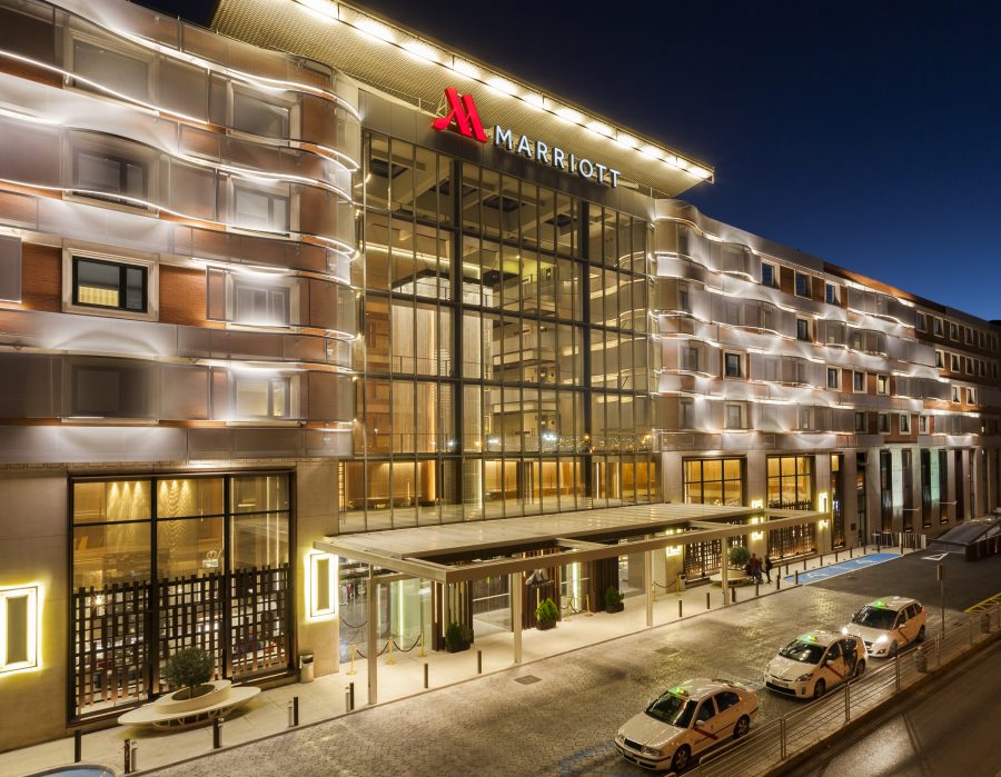 Fachada del Madrid Marriott Auditorium Hotel & Conference Center. Foto: Cedida por el hotel.