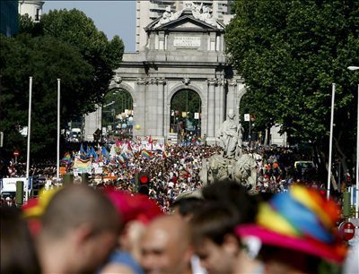 Celebración del Orgullo gay Madrid. Foto EFE