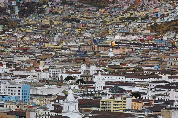 Panoramica del Centro Historico de Quito. EFE/José Jácome
