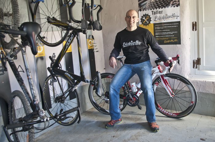 Raúl Villacampa, socio fundador de Bikefriendly