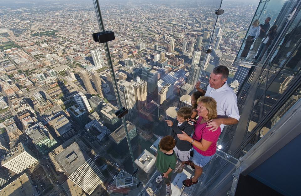 Vistas de Chicago desde The Ledge. SKYDECK.