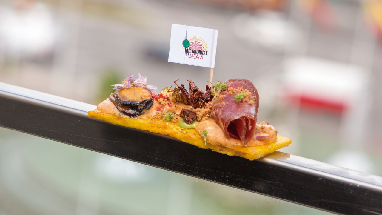 La tapa realizada por el Día Mundial de la Tapa. Foto: cedida por la FEHR.