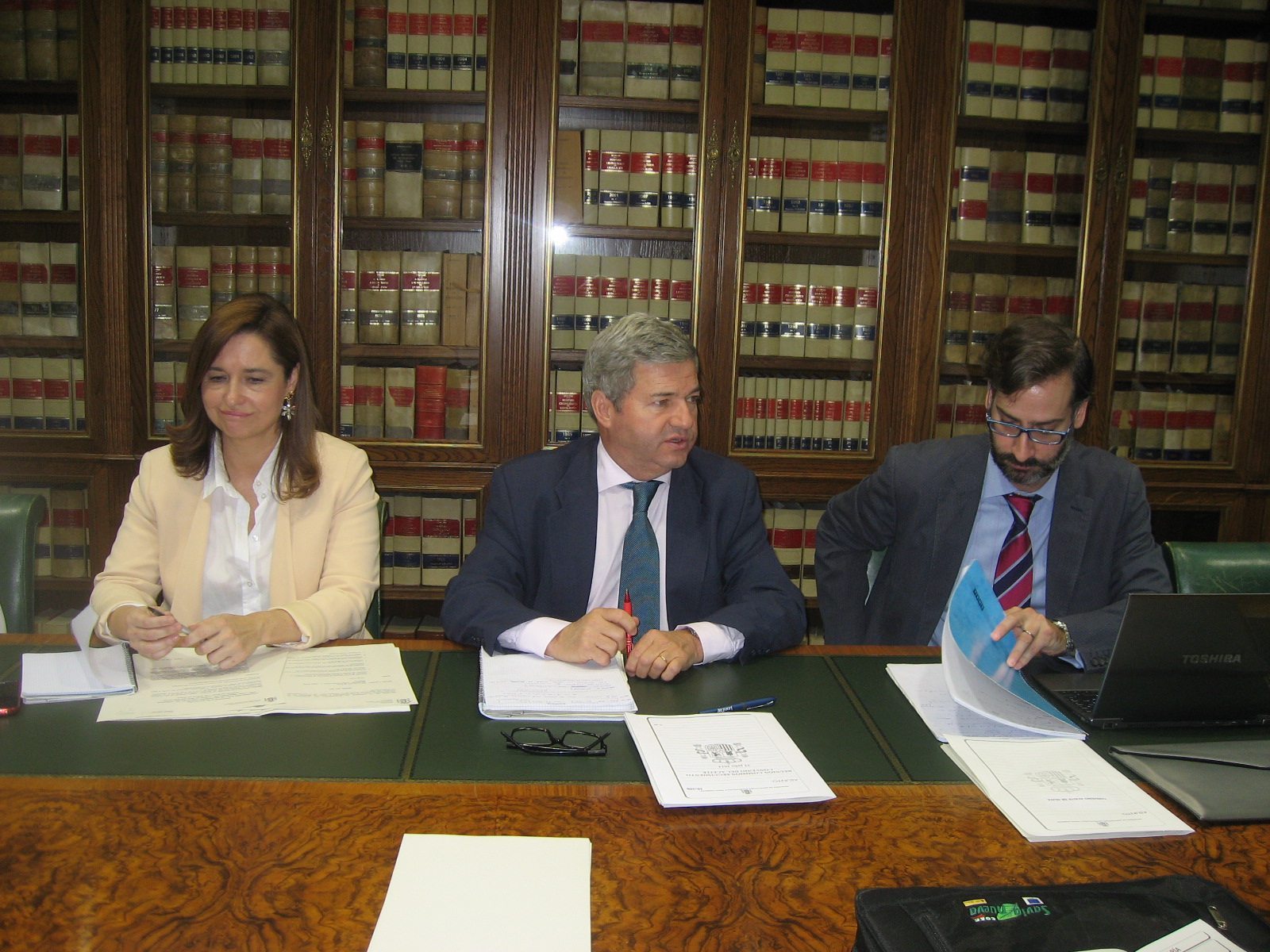 Burgaz, en la reunión de ayer en Madrid. Foto: Magrama